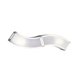 Duna 2 Light Wall Light E27 - Polished Chrome