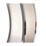 Duna LED Table Lamp 15W 2700K - Polished Chrome With White Acrylic