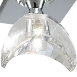 Eclipse 1 Light Semi-Flush Ceiling Light - Polished Chrome