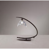 Eclipse Small 1 Light Table Lamp - Black Chrome