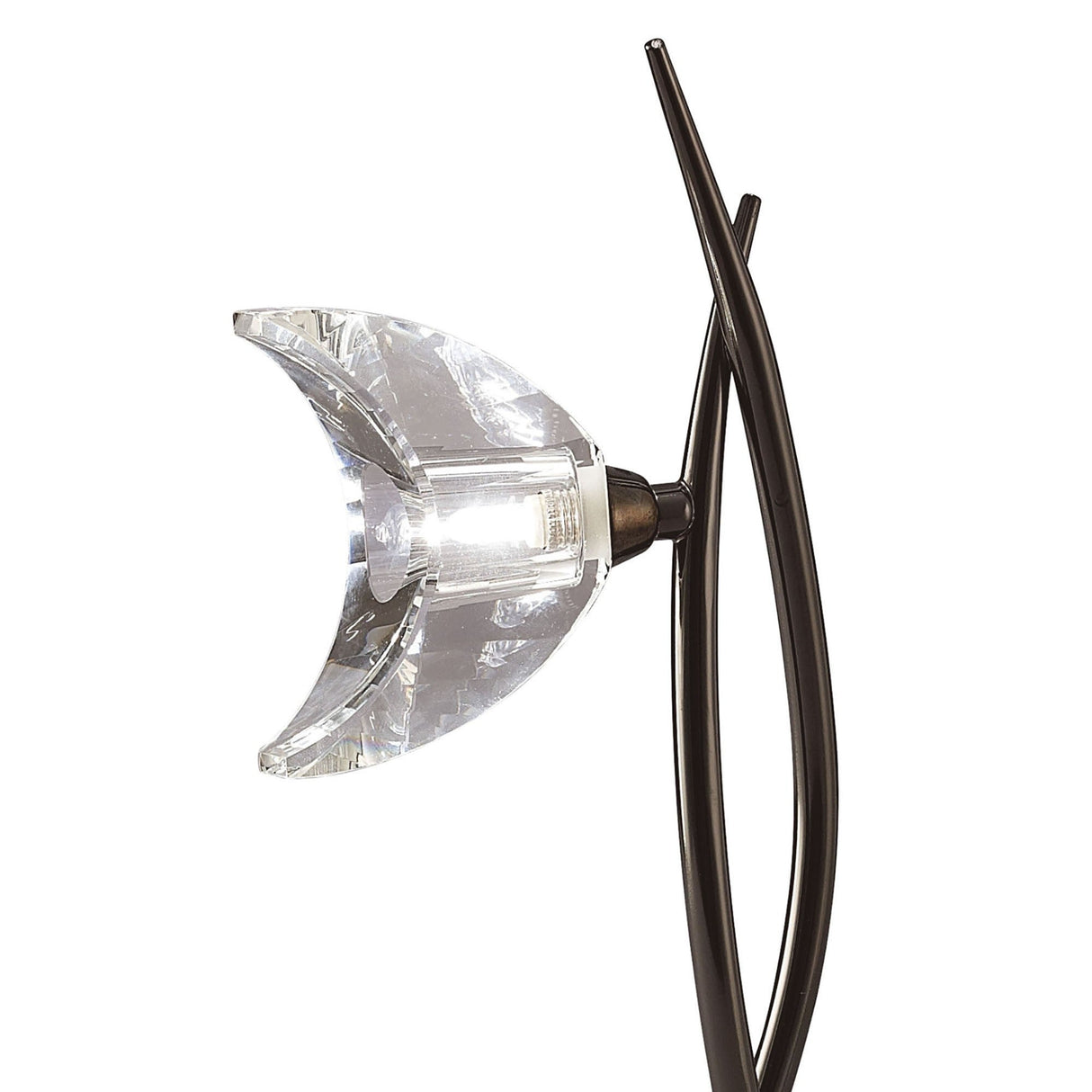 Eclipse Small 1 Light Table Lamp - Black Chrome