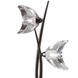 Eclipse 2 Light Table Lamp - Black Chrome