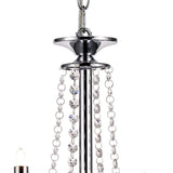Eden 55cm 4 Light Crystal Chandelier - Polished Chrome