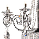 Eden 72cm 8 Light Crystal Chandelier - Polished Chrome