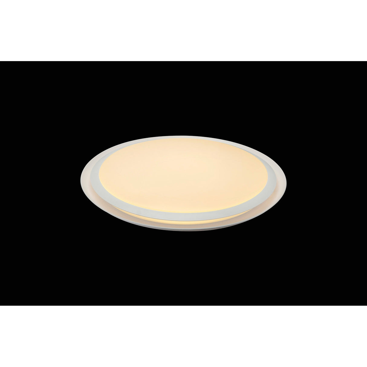 Edge Smart Large CCT Dimmable LED Flush Ceiling Light With Remote & App & Voice Control - White