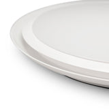 Edge Smart Large CCT Dimmable LED Flush Ceiling Light With Remote & App & Voice Control - White