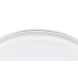 Edge Smart Large CCT Dimmable LED Flush Ceiling Light With Remote & App & Voice Control - White