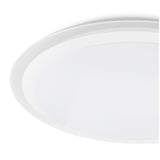 Edge Smart Large CCT Dimmable LED Flush Ceiling Light With Remote & App & Voice Control - White