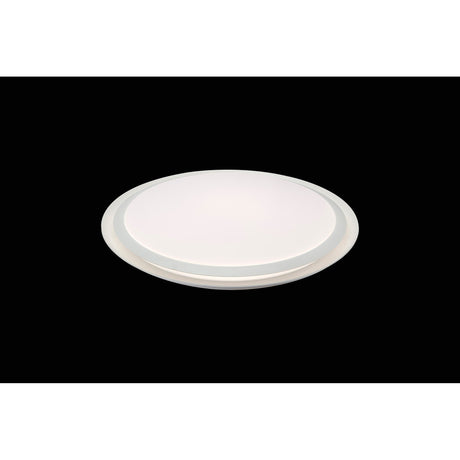 Edge Smart Small CCT Dimmable LED Flush Ceiling Light With Remote & App & Voice Control - White