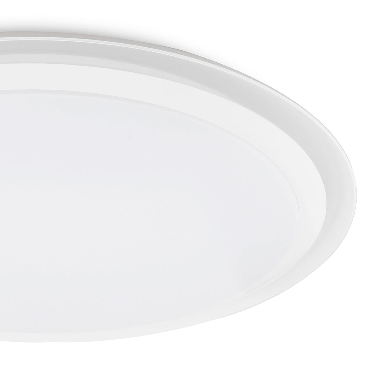 Edge Smart Small CCT Dimmable LED Flush Ceiling Light With Remote & App & Voice Control - White