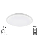 Edge Smart Small CCT Dimmable LED Flush Ceiling Light With Remote & App & Voice Control - White