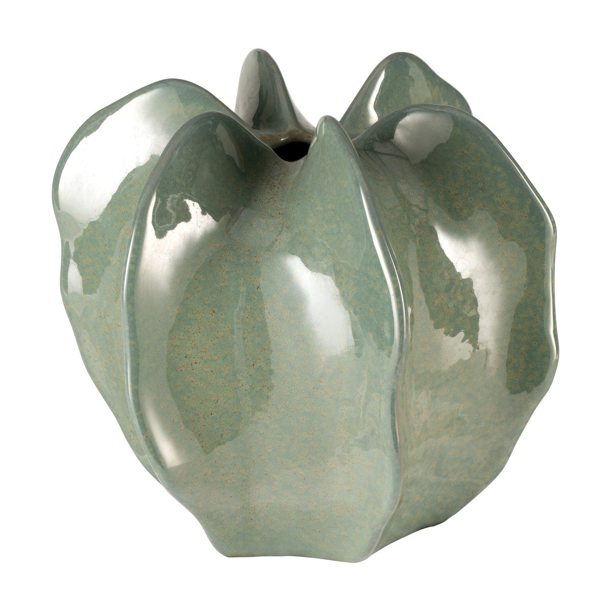 Egele Ceramic Vase 19.5cm - Light Green