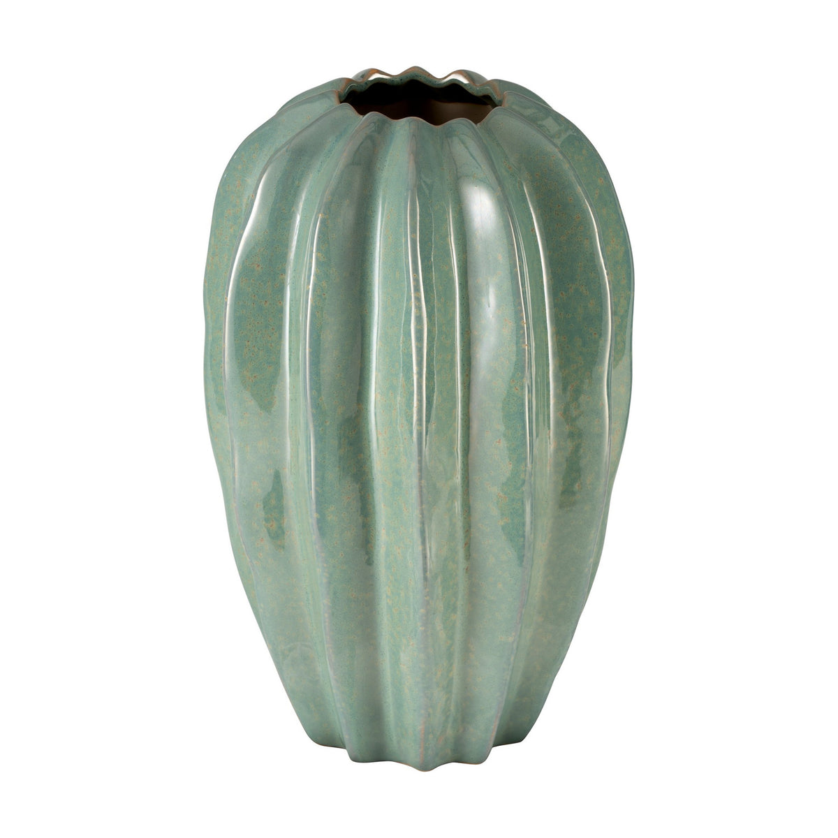 Egele Ceramic Vase 38.5cm - Light Green