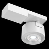 The Treo LED Single Spotlight, featuring a 13W, 4000K adjustable cylindrical design and energy-efficient lighting, is displayed against a black backdrop.