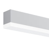 Close-up of Fichte LED Picture Light in white, emphasizing its minimalist structure and efficient lighting