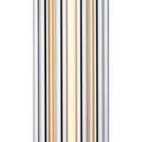 The Sonata LED Wall Light 12W 3000K in chrome features vertical metallic and chrome striped bars in a symmetrical pattern. Its sleek, modern design with a reflective surface captures light beautifully, offering depth and dimension akin to an LED wall light.