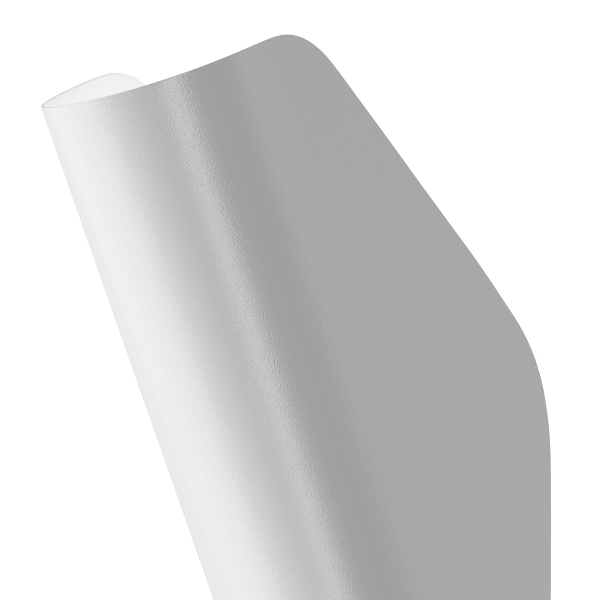 A close-up of the Notta Bidirectional Wall Light - White, displaying its smooth texture and elegant geometric design against a plain white background.