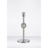 Elena 1 Light Crystal Table Lamp - Polished Chrome (Without Shade)