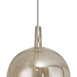 Elsa 17cm 1 Light Glass Pendant Light - Bronze & Frosted