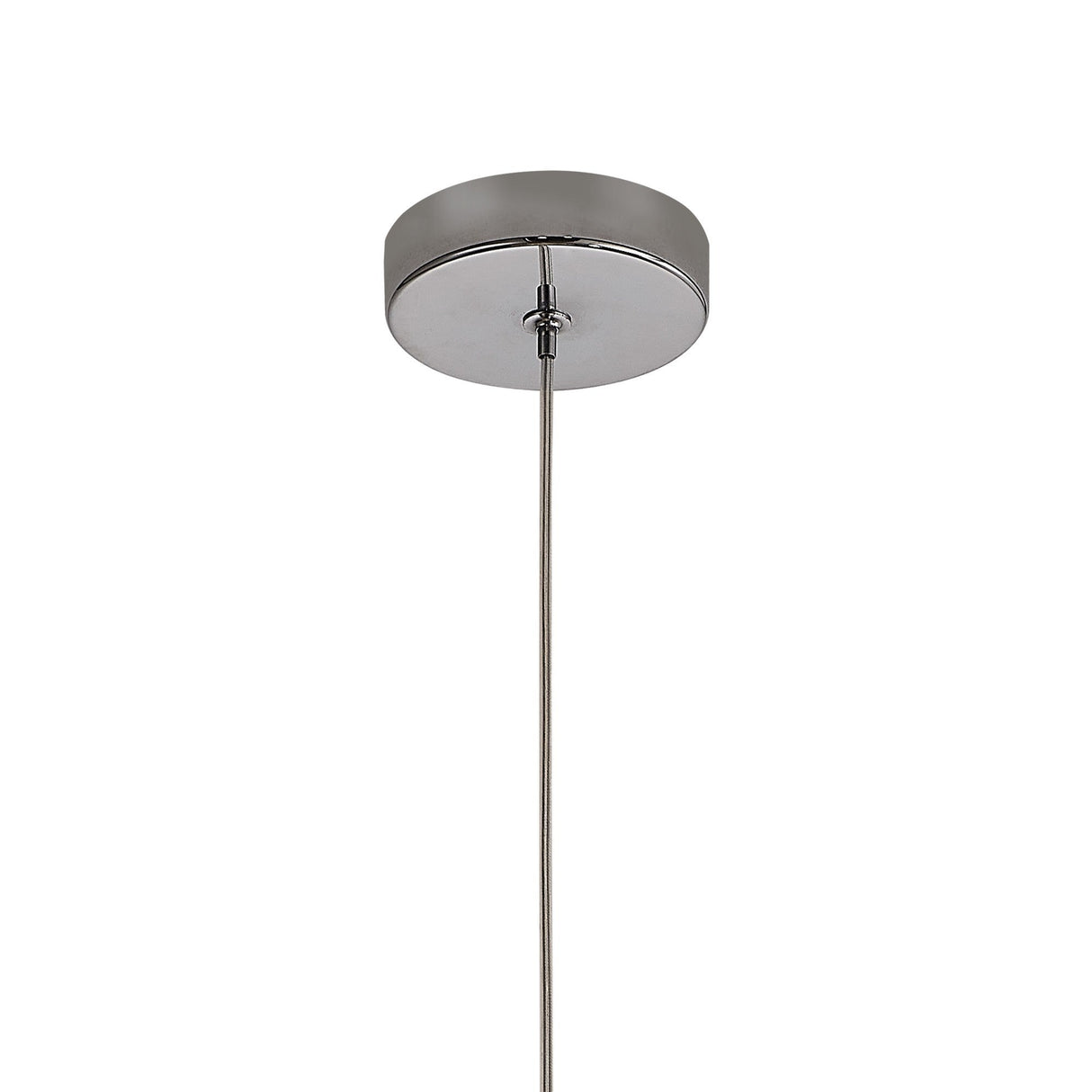 Elsa 22.5cm 1 Light Glass Bell Pendant Light - Chrome & Frosted