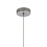Elsa 22.5cm 1 Light Glass Bell Pendant Light - Chrome & Frosted