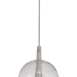 Elsa 17cm 1 Light Glass Pendant Light - Clear & Frosted