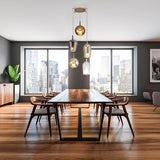 Elsa 5 Light Glass Cluster Pendant Light - Multicoloured