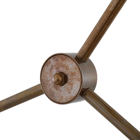 Elsmay Brass 4 Light Chandelier