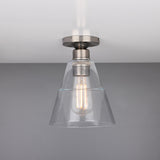 Elsoren Glass Flush Ceiling Light