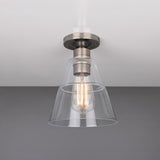 Elsoren Glass Flush Ceiling Light