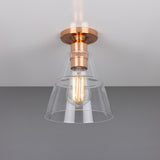 Elsoren Glass Flush Ceiling Light