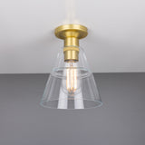 Elsoren Glass Flush Ceiling Light
