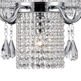 Emily 62cm 7 Light Crystal Chandelier - Polished Chrome