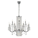 Emily 89cm 13 Light Crystal Chandelier - Polished Chrome