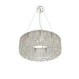Empire 60cm Round 9 Light Crystal Chandelier - Polished Chrome