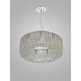 Empire 60cm Round 9 Light Crystal Chandelier - Polished Chrome