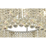 Empire 60cm Round 9 Light Crystal Chandelier - Polished Chrome