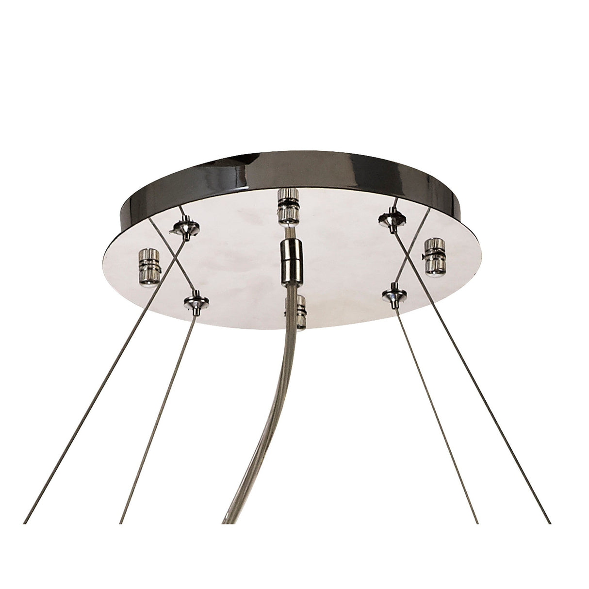 Empire 85cm Round 12 Light Crystal Chandelier - Polished Chrome