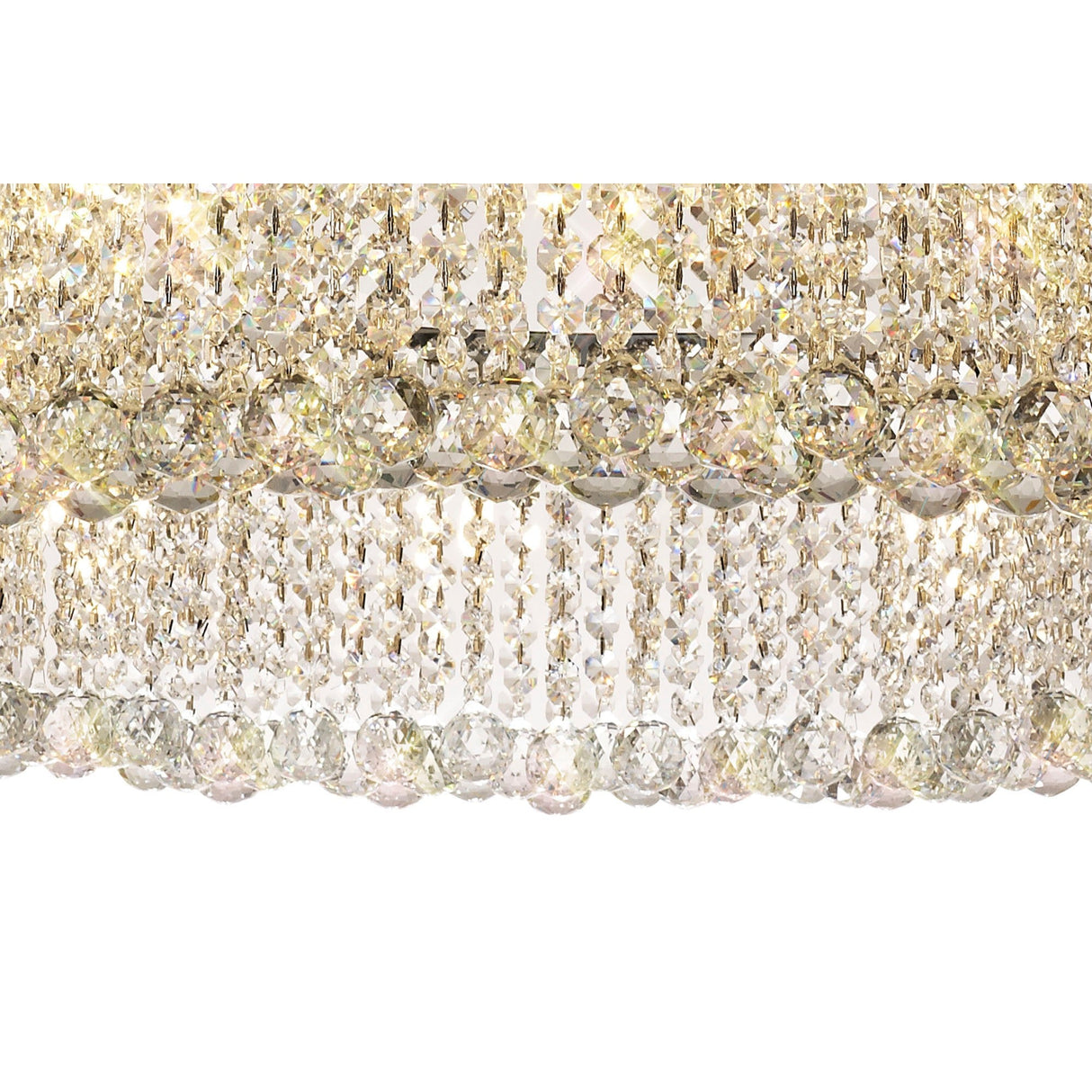 Empire 85cm Round 12 Light Crystal Chandelier - Polished Chrome