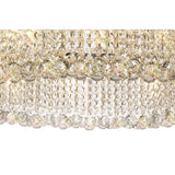 Empire 85cm Round 12 Light Crystal Chandelier - Polished Chrome