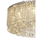 Empire 85cm Round 12 Light Crystal Chandelier - Polished Chrome