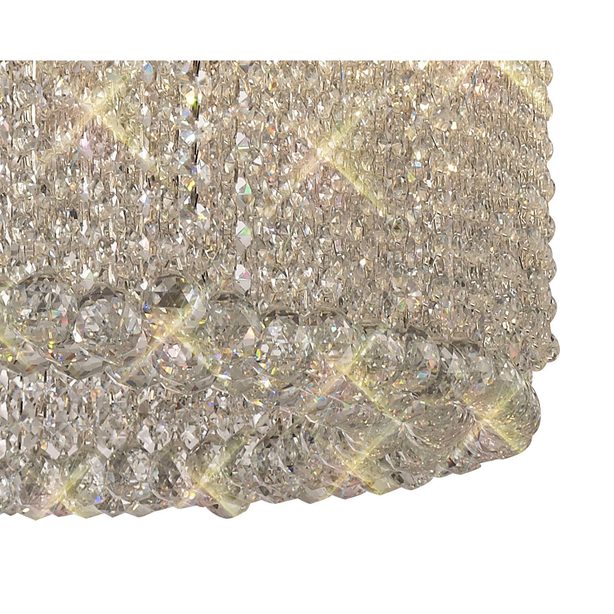 Empire 110cm Round 15 Light Crystal Chandelier - Polished Chrome