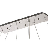 Empire 122cm 14 Light Crystal Linear Suspension Light - Chrome
