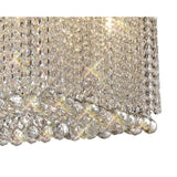 Empire 122cm 14 Light Crystal Linear Suspension Light - Chrome