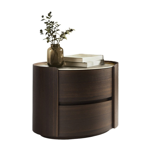 Enoc Bedside Table - Dark Oak