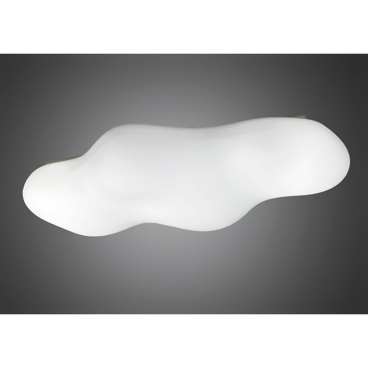 Eos 6 Light Outdoor Flush Ceiling Light - Opal White