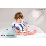 Eos Dimmable RGB LED Outdoor Table Lamp - Opal White With Remote Control