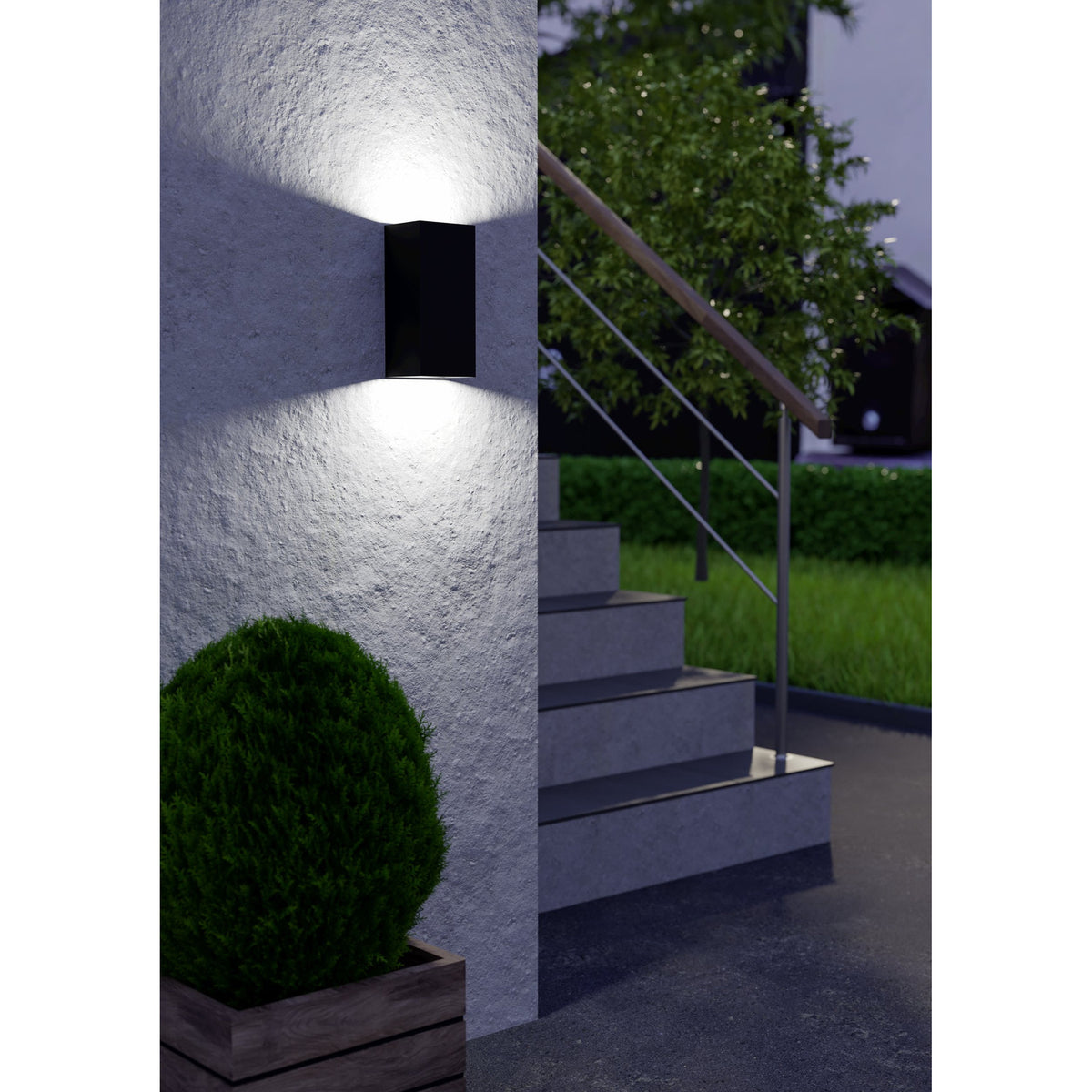 Eremitana Outdoor Wall Light - Black