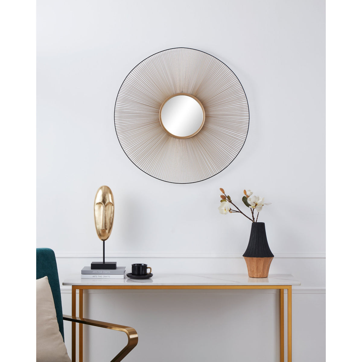 Esashi LED Mirror - Gold