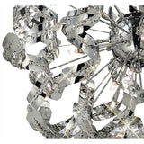 Esme 12 Light Crystal Semi-Flush Ceiling Light - Polished Chrome